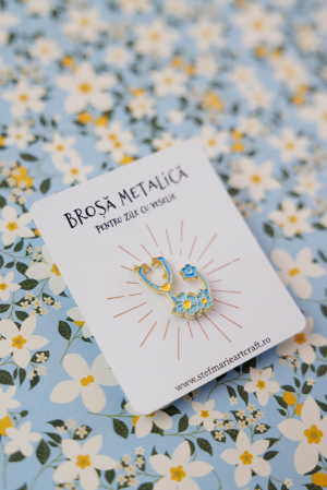 Brosa metalica Stetoscop inflorat [1]