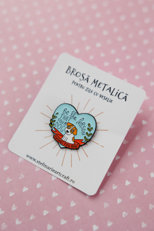 Brosa metalica Love for dogs [2]