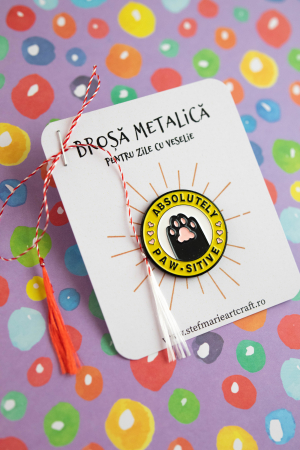 Brosa metalica Absolutely pawsitive [1]