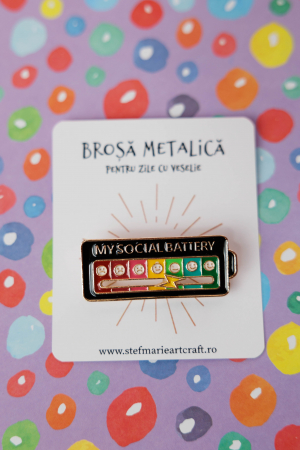 CADOURI - Brosa metalica Social Battery
