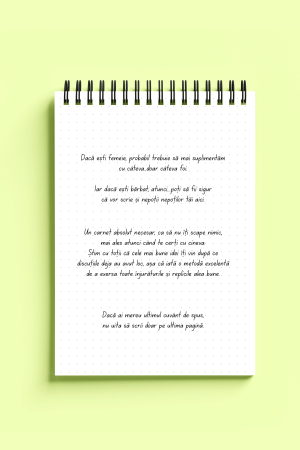 Carnet ironic - Lista cu lucruri pentru care am dreptate [1]