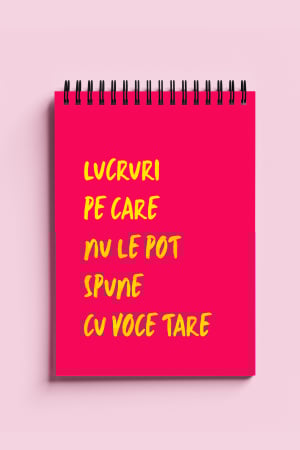 CADOURI - Carnet ironic - Lucruri pe care nu le pot spune cu voce tare