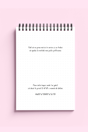 Carnet ironic - Lucruri pe care nu le pot spune cu voce tare [2]