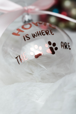 Glob de sticla personalizat - Home is [3]