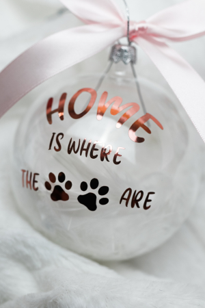 Glob de sticla personalizat - Home is [1]