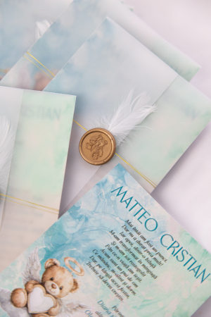 Invitatie de botez Angel teddy [2]