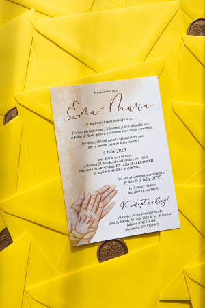 BOTEZ - Invitatie de botez Pure love