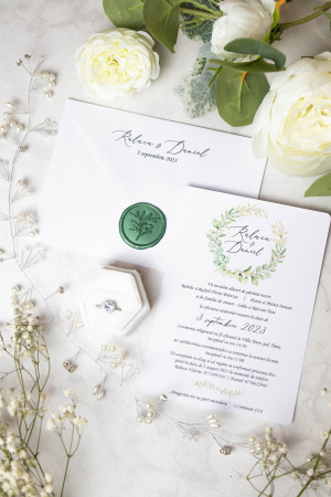 Papetărie nuntă - Invitatie de nunta Cornelia