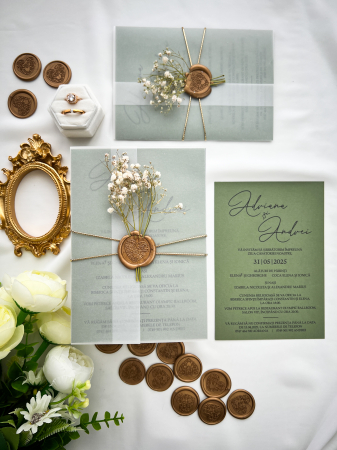 Papetărie nuntă - Invitatie de nunta Ella
