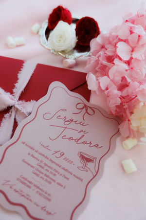 Invitatie de nunta Pink Cocktail [3]