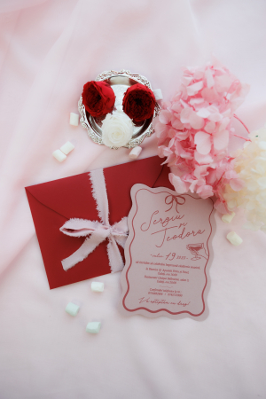 Invitații de nuntă - Invitatie de nunta Pink Cocktail