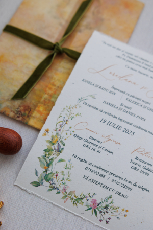 Invitatie de nunta Vintage garden [4]