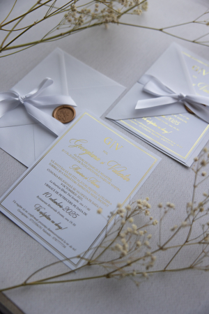 Invitatie de nunta Satin gold [7]