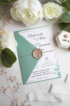 Papetărie nuntă - Invitatie de nunta Gratiela