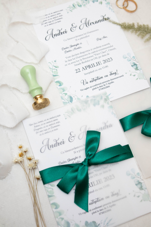 Papetărie nuntă - Invitatie de nunta Cristina