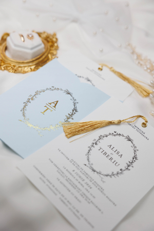 Invitatie de nunta Bleu Royal [1]