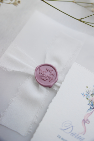 Invitatie de nunta Birds and Butterflies [3]