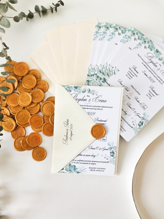 Papetărie nuntă - Invitatie de nunta Eleonora
