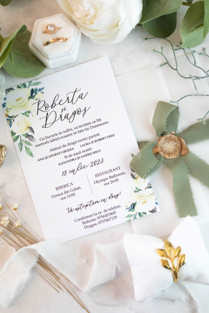 Papetărie nuntă - Invitatie de nunta Georgette