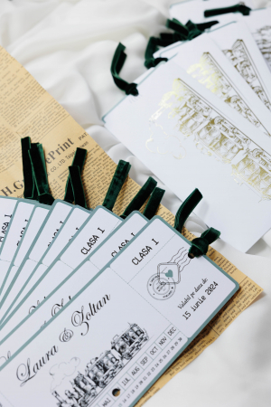 Invitatie de nunta bilet de tren [6]