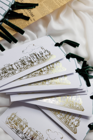Invitatie de nunta bilet de tren [7]