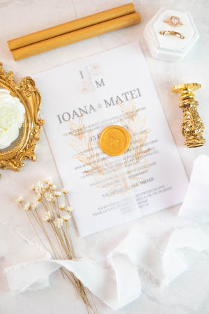 Papetărie nuntă - Invitatie de nunta Clariana