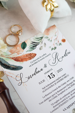 Invitatie de nunta Pocahontas [3]