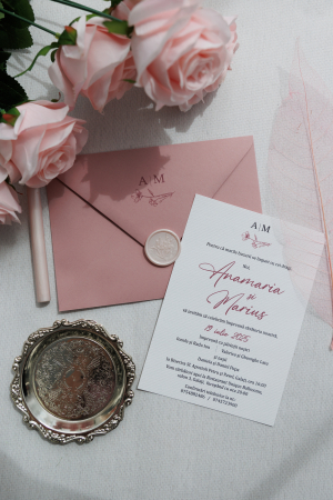 Invitații de nuntă - Invitatie de nunta Floare de cires