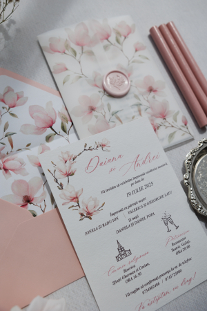 Invitatie de nunta Magnolia [3]