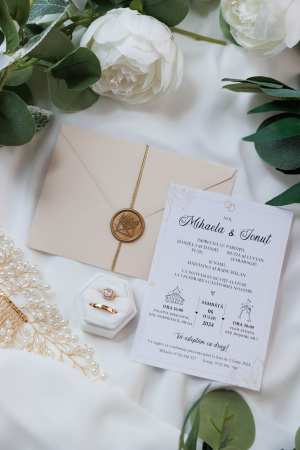 Papetărie nuntă - Invitatie de nunta Mihaela