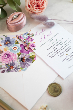 Invitatie de nunta Violeta [4]