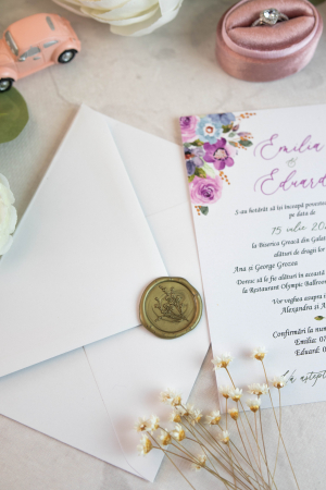 Invitatie de nunta Violeta [5]