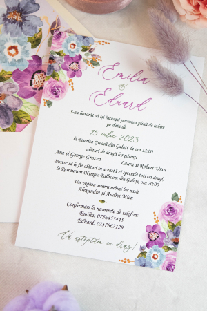 Invitatie de nunta Violeta [3]
