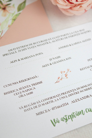 Invitatie de nunta Florence [5]