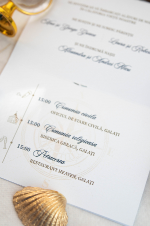 Invitatie de nunta Pasaport albastru [6]