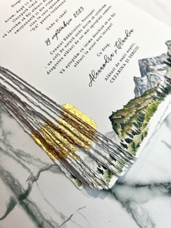 Invitatie de nunta Montana [4]