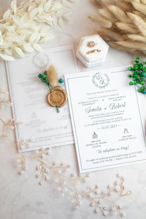 Papetărie nuntă - Invitatie de nunta Theodora