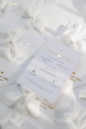 Papetărie nuntă - Invitatie de nunta Boema