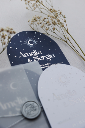 Invitatie de nunta Celestial arch [2]
