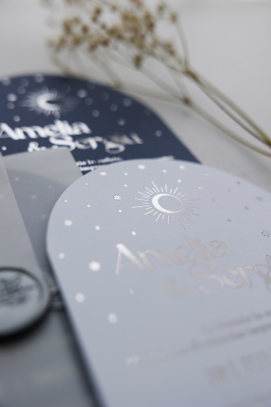 Invitatie de nunta Celestial arch [3]