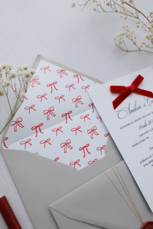Invitatie de nunta Pretty bows [4]