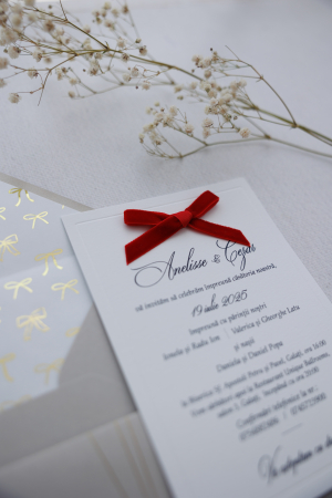 Invitatie de nunta Pretty bows [1]