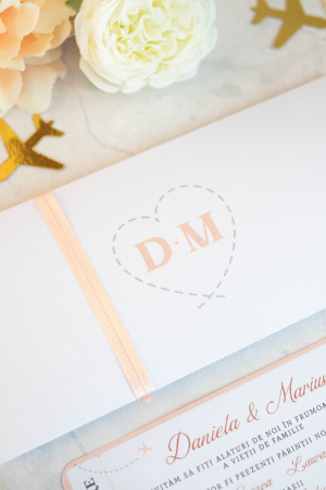 Invitatie de nunta Tichet de imbarcare [5]