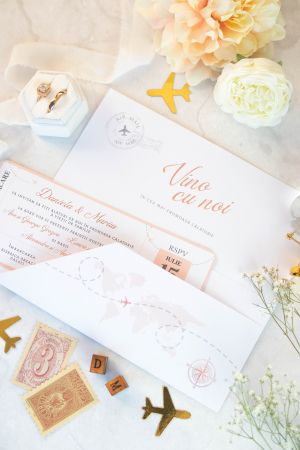 Invitatie de nunta Tichet de imbarcare [10]