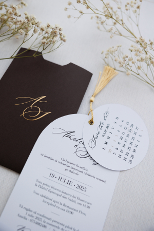 Invitatie de nunta Modern arch [2]