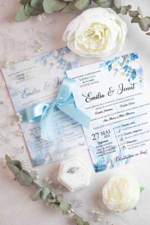 Papetărie nuntă - Invitatie de nunta Roberta
