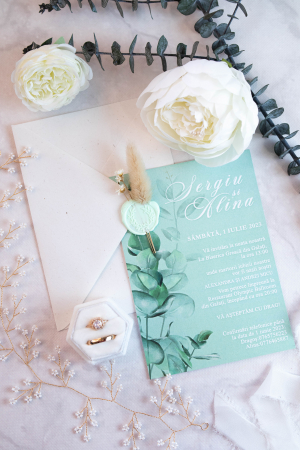 Papetărie nuntă - Invitatie de nunta Sandra