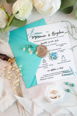 Papetărie nuntă - Invitatie de nunta Mera
