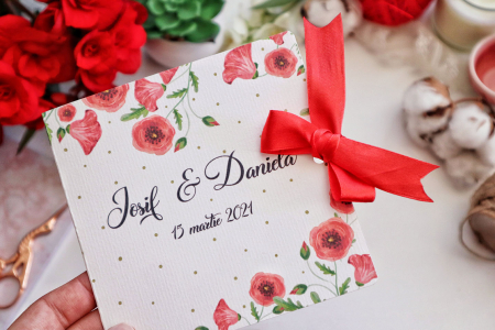 Papetărie nuntă - Invitatie de nunta Ioana
