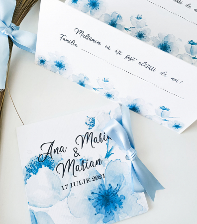 Invitatie de nunta Blue Lola [1]